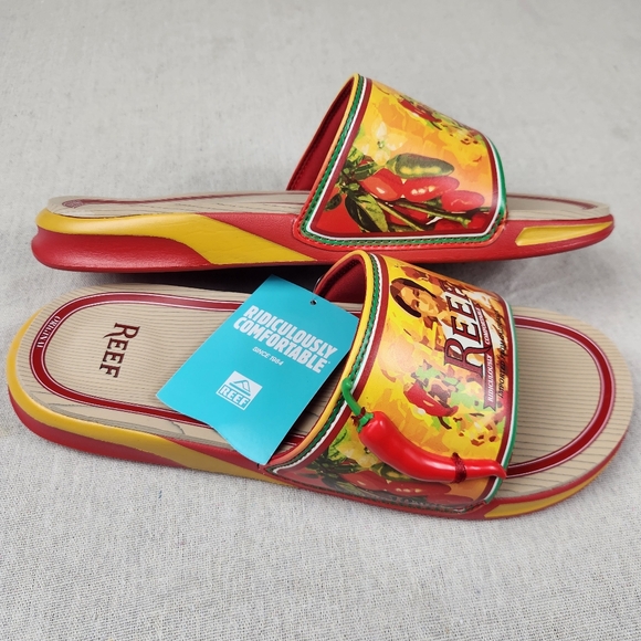 Reef Mens Hot Sauce Caliente Men's Sz 10 - Picture 7 of 7